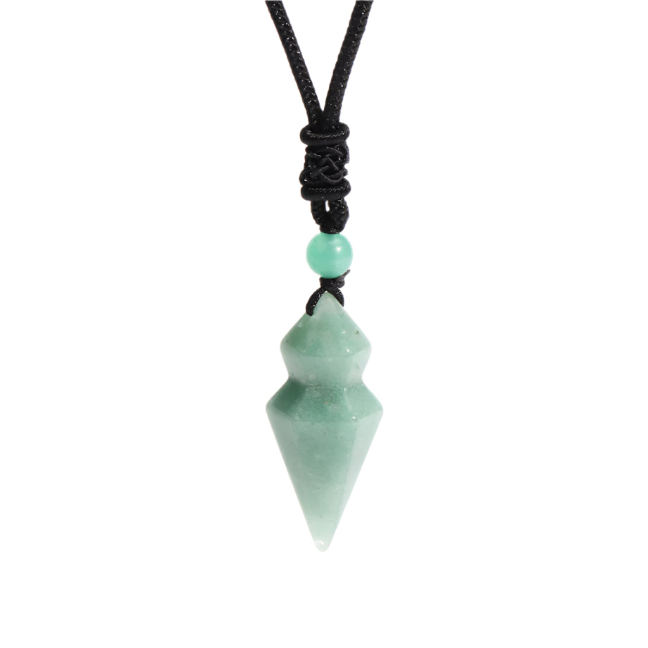 🔮 RareMagics “Soul Prism” Natural Stone Pendant Necklace