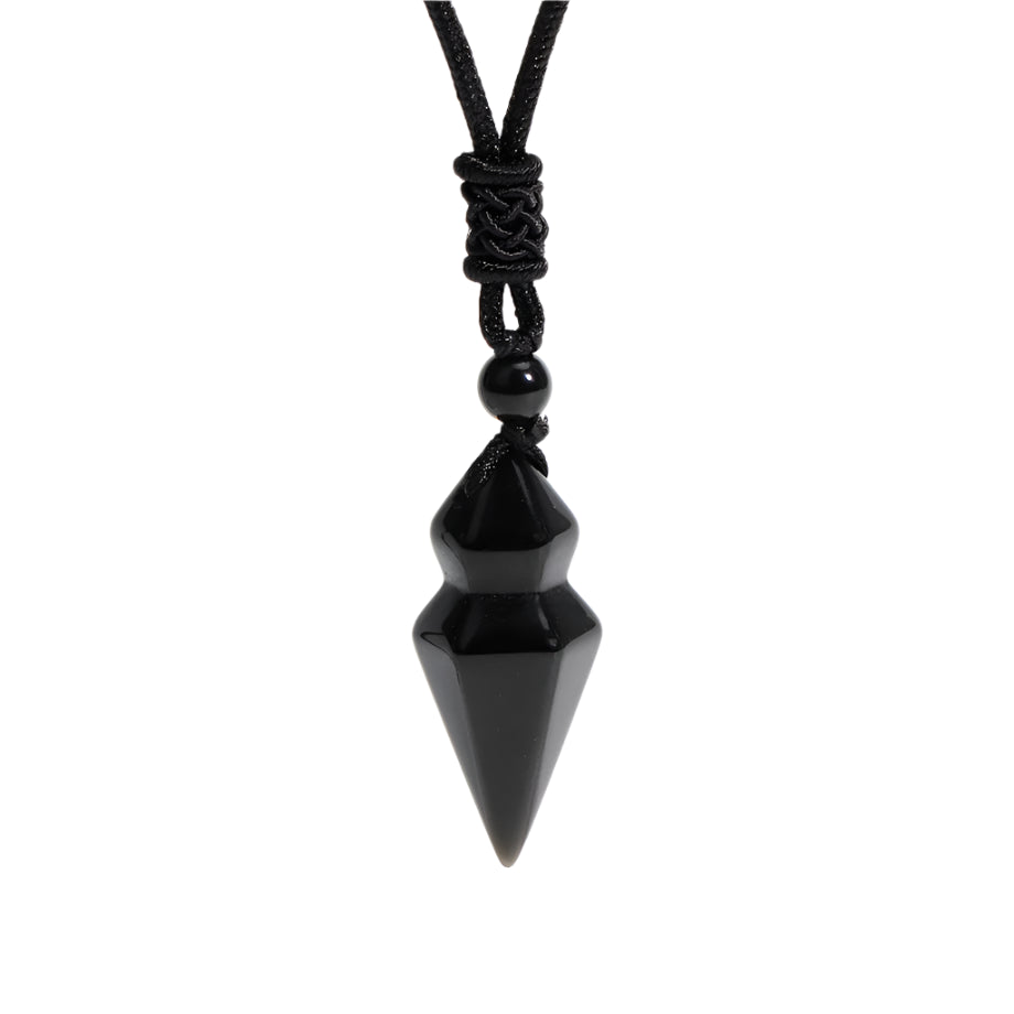 🔮 RareMagics “Soul Prism” Natural Stone Pendant Necklace