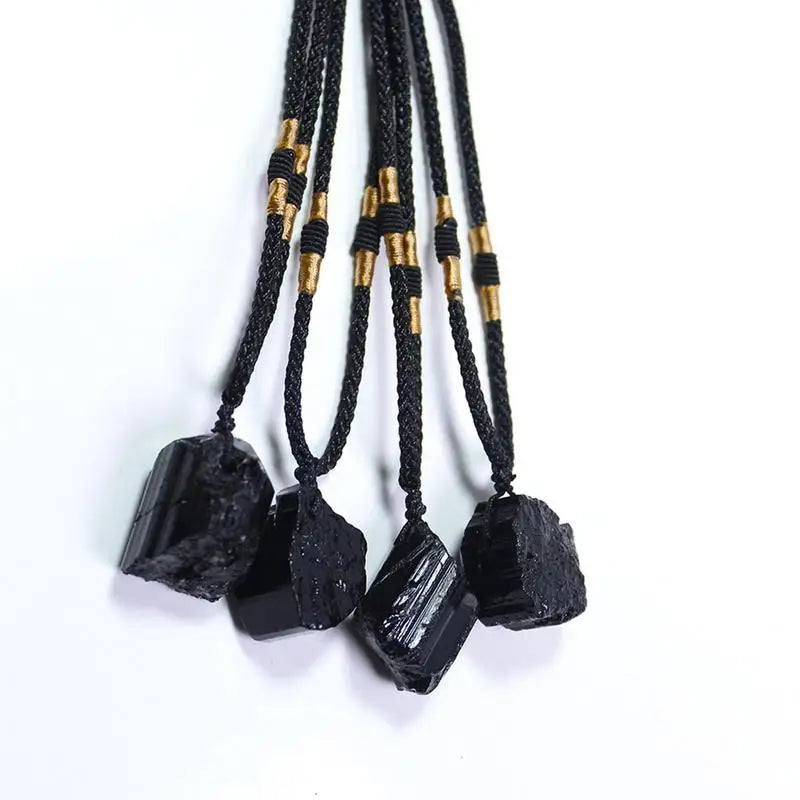 🜃 RareMagics “Shieldstone” Black Tourmaline Necklace