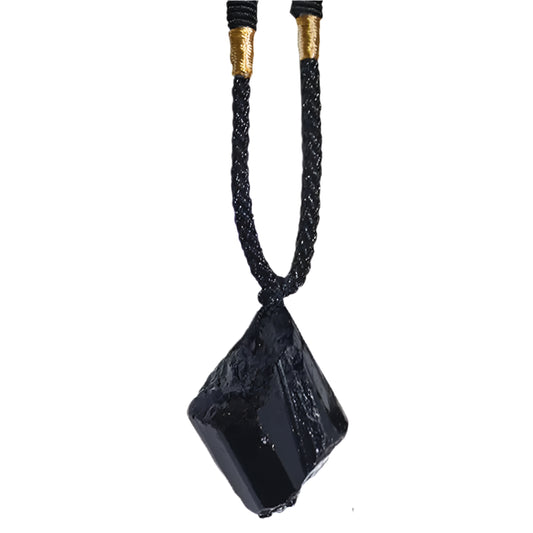 🜃 RareMagics “Shieldstone” Black Tourmaline Necklace